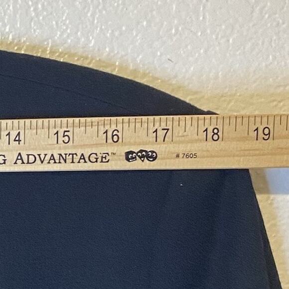 Vintage Rena Rowan for Saville Black 100% Wool Blazer Jacket 8 Button Size 14 - Picture 10 of 10